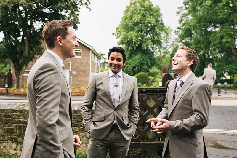 groomsmen before wedding